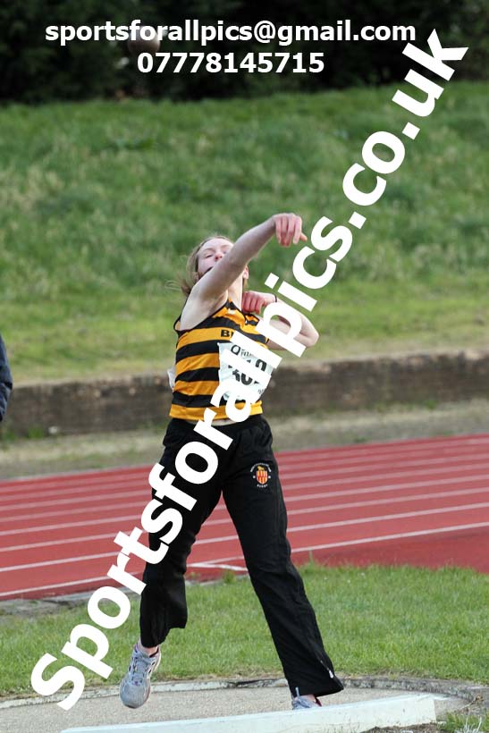 Shot putt, North East Grand Prix No. 1, Monkton on Wednesday, April 28th, 2021. Photo: David T. Hewitson/Sports for All Pics